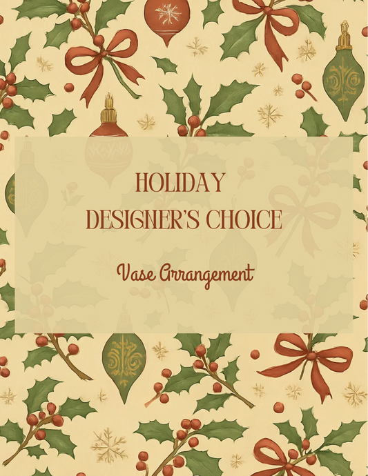 Designer's Choice Holiday Vase Arrangement